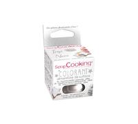 ScrapCooking - Colorants de Surface Nacré - Colorant Alimentaire Poudre Irisée Argent Clair - Pour Pâtisseries, Biscuits, Macarons, Chocolats & Pâte à Sucre - 4077