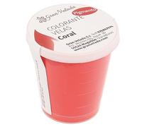 Colorant en poudre corail pour bougies | Pigment haute performance | Ne migrait pas et n'obstrue pas la mèche | Couleurs vives et durables | Usage professionnel | 30 cc