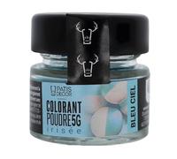 Colorant en poudre irisé bleu ciel - hydrosoluble - 5 g