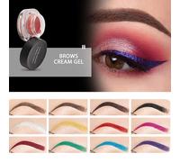 Colorant Liquide Coloré De Sourcil 12 Couleurs Femmes Partie Maquillage Multi-Fonctionnel Imperméable À L'eau Sourcils Gel 2019 Nouveau