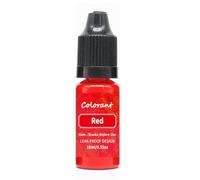 Colorant Liquide De Bougie Concentré, Aromathérapie bougie Colorant, 10ML Concentrés de Pigments Liquides DIY Pour Cire de soja Cire de paraffine Savon Résine Décoration (Rouge)