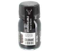 Colorant liquide hydrosoluble noir brillant 30 ml