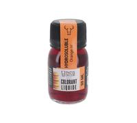 Colorant liquide hydrosoluble orange or 30 ml