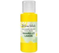 Colorant liquide pour bougies jaune citron, concentré et rentable, idéal pour la coloration de la paraffine. Apporte joie et vitalité à vos bougies | 250 ml