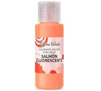 Colorant liquide pour bougies saumon fluorescent | Facile à utiliser, concentré et rentable | Ajoute de l'énergie et de la vitalité à vos créations en quelques gouttes | 30 ml
