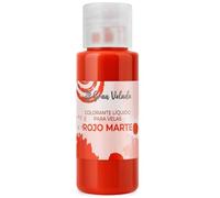 Colorant liquide rouge mars pour bougies colorées | Teinte intermédiaire entre rouge et orange | Facile à utiliser et très rentable | dispersion uniforme | Concentré | 30 ml