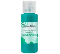 Colorant liquide vert des Caraïbes pour bougies : facile à utiliser, concentré et rentable. Teignez votre paraffine avec quelques gouttes pour créer des bougies vertes de prospérité et d'abondance |