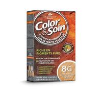 Colorant permanent Color & Soin 8G - Blond Clair Doré - 8 g