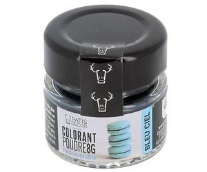 Colorant poudre hydrosoluble bleu ciel 8 g