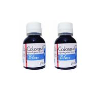 Colorant pour bougie - GRAINE CREATIVE - Liquide bleu - 54 ml - 2 flacons de 27 ml - DIY facile