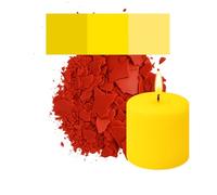Colorant pour bougies en flocons - Haute concentration - Écailles colorantes pour paraphine, cire d'abeille, soja, stéarine - 20g / 50g / 100g / 500g (jaune (jaune), 500 grammes)