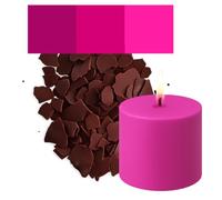 Colorant pour bougies en flocons - Haute Concentration - Flocons Colorants Premium pour Paraphine, Cire d'abeille, Soja, Stéarine - 20g / 50g / 100g / 500g - Qualité allemande (Rose, 50 grammes)