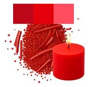 Colorant pour bougies en flocons - Haute Concentration - Flocons Colorants Premium pour Paraphine, Cire d'abeille, Soja, Stéarine - 20g / 50g / 100g / 500g - Qualité allemande (rouge, 500 grammes)