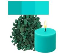 Colorant pour bougies en flocons - Haute Concentration - Flocons Colorants Premium pour Paraphine, Cire d'abeille, Soja, Stéarine - 20g / 50g / 100g / 500g - Qualité allemande (Turquoise, 20 grammes)