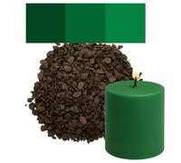 Colorant pour bougies en flocons - Haute concentration - Flocons Colorants Premium pour paraphine, cire d'abeille, soja, stéarine - 20 g/50 g/100 g/500 g - Qualité allemande (vert foncé, 20 grammes)