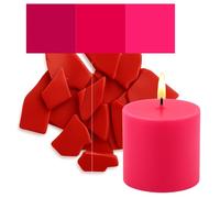 Colorant pour bougies en flocons - Haute Concentration - Flocons Colorants Premium pour Paraphine, Cire d'abeille, Soja, Stéarine - 20g / 50g / 100g / 500g - Qualité allemande (Rose rouge, 50 grammes)