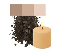 Colorant pour bougies en flocons - Haute Concentration - Flocons Colorants Premium pour Paraphine, Cire d'abeille, Soja, Stéarine - 20g / 50g / 100g / 500g - Qualité allemande (Beige, 20 grammes)