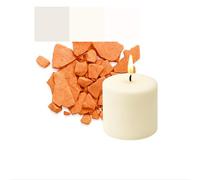 Colorant pour bougies en flocons - Haute Concentration - Flocons Colorants Premium pour Paraphine, Cire d'abeille, Soja, Stéarine - 20g / 50g / 100g / 500g - Qualité allemande (ivoire, 500 grammes)