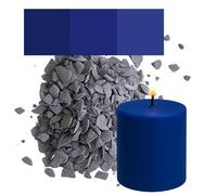 Colorant pour bougies en flocons - Haute Concentration - Flocons Colorants Premium pour Paraphine, Cire d'abeille, Soja, Stéarine - 20g / 50g / 100g / 500g - Qualité allemande (bleu foncé, 500 grammes