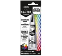 Pébéo Fluid Pigment - Concentré Pigmentaire Liquide pour Coloration de Résine - Couleurs Miscibles - Effet Opaque ou Transparent - Origine Naturelle, Blanc, 20 ml 650661