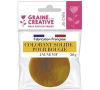 colorant solide pour bougie 20 g Jaune