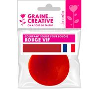 colorant solide pour bougie 20 g Rouge