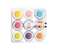 ScrapCooking - 9 Colorants Alimentaires en Poudre - Bleu, Jaune, Rose, Violet, Orange, Vert Citron, Rouge, Rose Poudré, Noir - Cake Design Pâtisserie pour Desserts, Gâteaux, Macarons - 4270