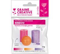 3 colorants solides pour bougies - Hindou Multicolore G