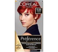 Coloration 6.66 Préférence Londres L'OREAL PARIS - Rouge