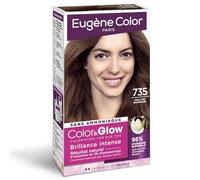 Coloration 735 Praline Gourmand Sans Ammoniaque Brillance Intense Color&Glow EUGENE COLOR - la boîte Lot De 3 - Par Lot