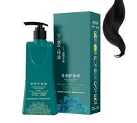 Coloration capillaire longue durée - 210 ml de crème colorante végétale - Formule douce - Shampoing de couleur durable - Crème florale simple qui couvre les cheveux gris - Après-shampoing nourrissant