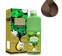 Coloration capillaire mousse végétale longue tenue, shampoing colorant effet bulles, extraits de plantes pures pour une hydratation longue durée