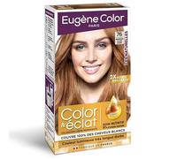 Coloration Cheveux Eugène Color Les Naturelles n°76 Marron Clair Doré - Nuances Naturelles, Brillance Éclatante - 120ml - Le Lot De 3