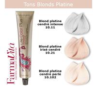 Coloration Cheveux Farmavita - Tons Blonds Platine Cendrés Blond Platine Cendré Perlé 10.102