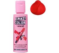 Coloration cheveux semi-permanente CRAZY COLOR Couleur : FIRE ROUGE Pour un look FUN et des cheveux aux couleurs vives et