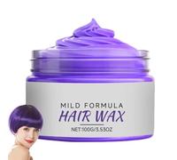 Coloration Cheveux Violet,Colorant Capillaire Colorant Temporaire,Violet Cire Colorante Cheveux Hommes Et Femmes,Gel Colorant Cheveux Non Permanent,Coloration Temporaire Cheveux Fêtes Ou Cosplay (1PC)