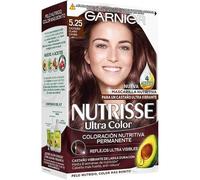 Coloration Crème Nutrisse - Garnier - Châtain Clair Acajou - Sans ammoniaque - Cheveux colorés ou méchés