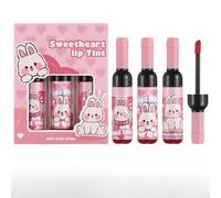 Coloration du crayon à lèvres, ensemble de brillance à lèvres,3 couleurs à rouge à lèvres liquide étanche - Coupe antiadhésive, maquillage quotidien Supplies de beauté pour les femmes Girls Mère petit