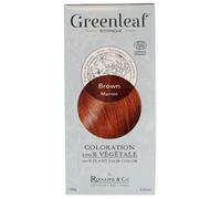 Coloration - GreenLeaf - Botanique - 100% Végétale Bio - Marron - Vegan - 100g