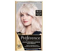 L'Oréal Paris - Coloration permanente Préférence - Blond Très Très Clair Perlé 10.21