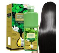 Coloration Mousse Cheveux | Teinture Facile | Formule Douce Longue Tenue | 500ml Végétale Noire Châtain Café | Idéale Maison Salon Barbe