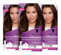 Coloration Mousse Permanente - Schwarzkopf - Perfect Mousse - Chocolat - Couverture Cheveux Blancs
