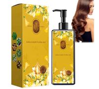 Coloration nourrissante à base de plantes, teinture florale durable, couverture uniforme et naturelle des cheveux gris, adoucit et ajoute de la brillance, crème de coloration douce botanique pour