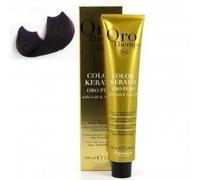 Coloration - ORO THERAPY 24K - Color Keratin Oro Puro - 4.2 Châtain violet - 100 ml