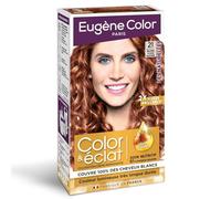 Coloration Permanente 21 Blond Clair Cuivré Huile d'Argan Color & Éclat EUGENE COLOR - la boite de 115 ml Lot De 3 - Par Lot