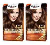 Coloration Permanente Cheveux - Schwarzkopf - Palette - Châtain Clair Doré 655 - Lot de 2