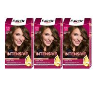 Coloration Permanente Cheveux - Schwarzkopf - Palette - Châtain Clair Doré - Lot de 3