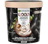 Coloration Permanente - GARNIER - 2.0 Noir Trufa - Sans ammoniaque - Crème - Tous types de cheveux