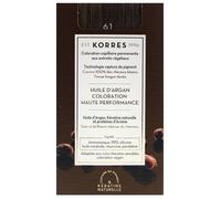 Coloration Permanente - KORRES - Blond Foncé Cendré 6.1 - Sans ammoniaque - Tous types de cheveux - Crème
