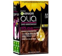 Coloration Permanente Olia GARNIER - Sans ammoniaque - 5.5 Châtain Clair Acajou